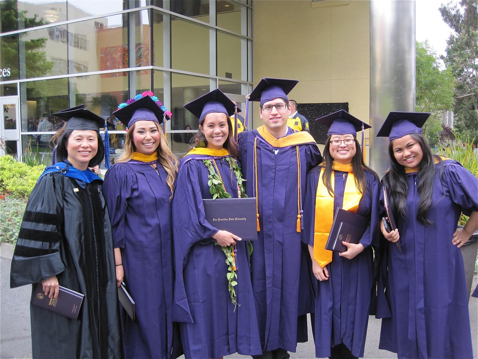 Cohort Class 3 Graduates at SFSU commencement