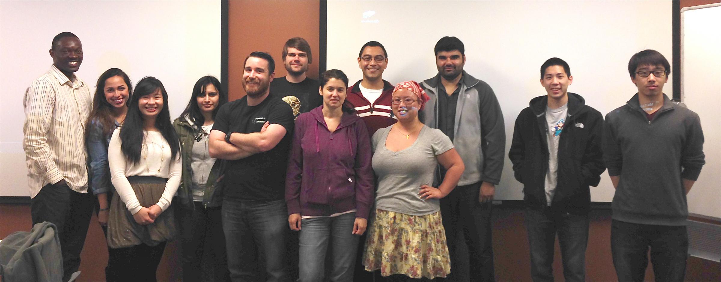 Cohort 4 Class students in 2013